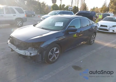 2020 Honda Civic Lx z USA, uszkodzony, nr VIN 2HGFC2F6XLH574048